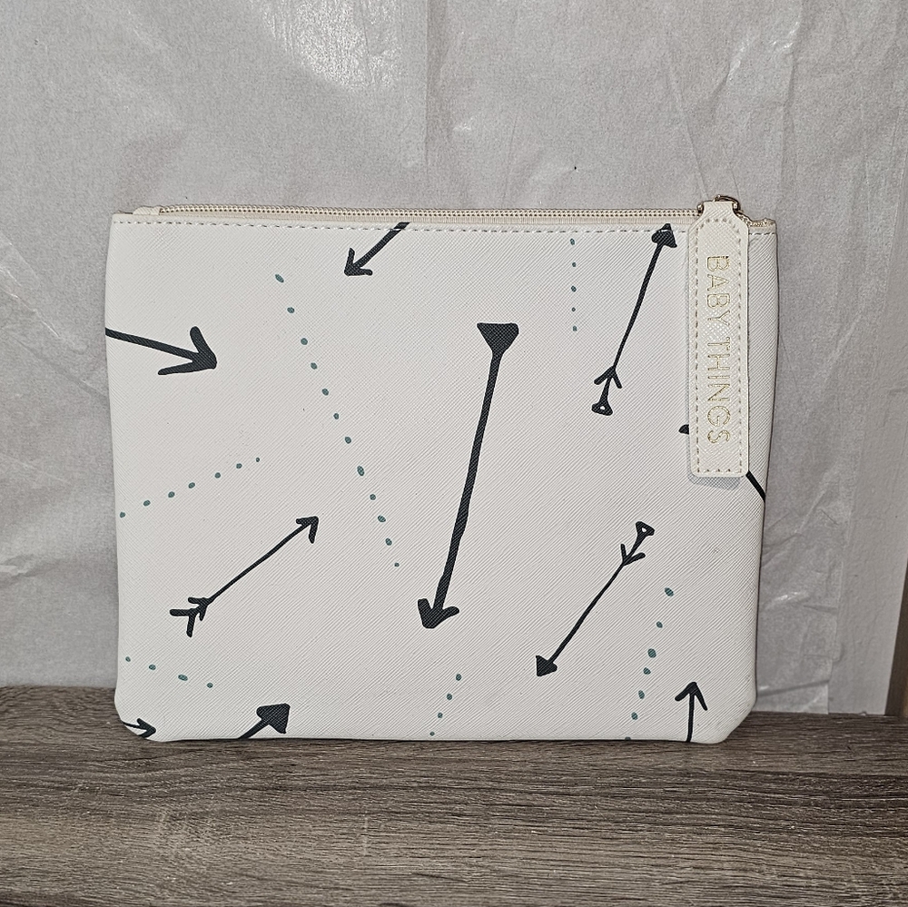 Arrow Print Baby Things Pouch- NWOT